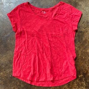 GAP Red Short Sleeve Women's Tee